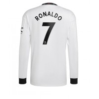 Fotbalové Dres Manchester United Cristiano Ronaldo #7 Venkovní 2022-23 Dlouhý Rukáv